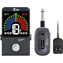 Xvive XV-P58 Akort Aletli Receiver Pedallı 5.8ghz Kablosuz Gitar Bağlantı Sistemi - Siyah