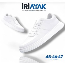 İri Ayak Büyük Numara 45-47 / Rahat Taban Casual Ayakkabı/ Erkek Sneaker - Günlük Kullanıma Uygun