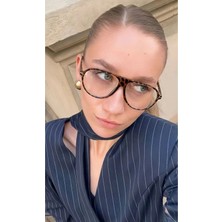 Mise Aksesuar Leopar Desenli Clara Damla Güneş Gözlüğü