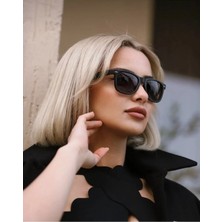 Mise Aksesuar Klasik Siyah Kemik Güneş Gözlüğü Unisex