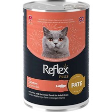 Reflex Plus Pate Somonlu Kedi Konservesi 400 gr x 12 Adet