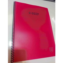 Udeep Çızgısız 72 Yaprak A4 Spırallı Defter