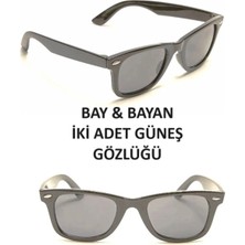 Mise Aksesuar Bay  Iki Adet Güneş Gözlüğü Kombin