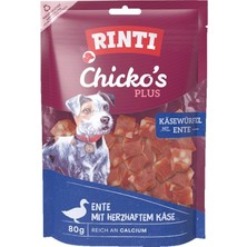 Rinti Chıckos Plus Ördekli Peynir Küpleri Köpek Ödülü 80GR