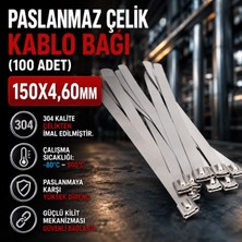 Nexo Paslanmaz Çelik Kablo BAĞI(100ADET)