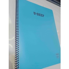 Udeep Çızgısız 72 Yaprak A4 Spırallı Defter