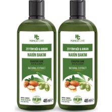 Hunca Care Argan ve Zeytinyağlı Şampuan Dökülme Karşıtı Besleyici ve Onarıcı 2 x 485 ml