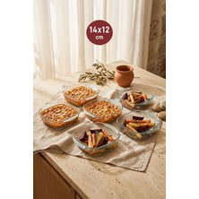 Selka Home 6'lı Bilbao Cam Fırın Kabı