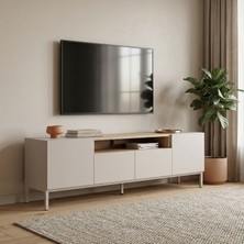 Rani Mobilya Rani Home Tv Ünitesi Kumtaşı - Safir Meşe 160 cm AA-5859