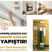 Sibax NS78T High Tack Montaj Yapıştırıcısı 80 ml MS Polimer Güçlü Yapıştırıcı