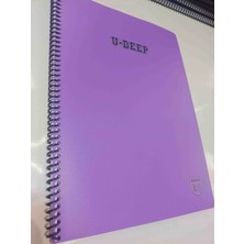 Udeep Çızgısız 72 Yaprak A4 Spırallı Defter