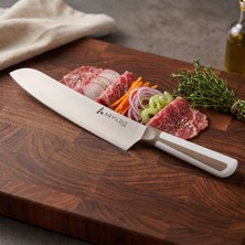 Aryıldız Plurex Santoku Bıçağı 21 cm Koyu Bej