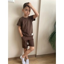 Lily & Co. Bisiklet Yakalı Tişört Şort Erkek Çocuk Ikili Takım