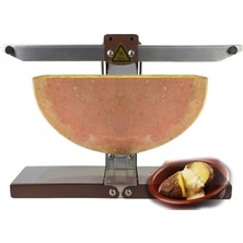 Precıstech Parti Için Raclette, 900W Peynir Eritici, Çift Isıtma Bölgeli Elektrikli Raclette, Kompakt, Temizlemesi Kolay Raclette