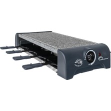 Little Balance Lıttle Balance 8751 Granit & Peynir Mouuuh...!, Raclette Makinesi, Pfas Içermez, Taş, Doğal Taş Granit, Çok Fonksiyonlu, 8 Kişilik, 1300 W, Biber