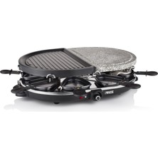 Princess Raclette Makinesi 8 Kişilik 1200W + Izgara Taşı + Izgara - 162710-01-001