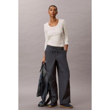 Calvin Klein Cotton Rıpstop Pull On Pant