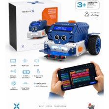 Harezmi X® Temel 3'ü 1 Arada Programlanabilir Modüler Robot Seti, Arduino Nano & Deneyap Kart V2 Uyumlu
