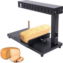 Generic Ticari Peynir Eritici, 750W Elektrikli Raclette Makinesi, Isviçre Yemek Makinesi, Yarım Eritme Isıtıcı, 2 Adet Ayarlanabilir Yarım Peynir Çarkı, Dilimlerde Yarım Nacho Peynir Çarkı Için