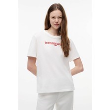 Tommy Jeans Tjw Rlx Scrıpt Ss Tee