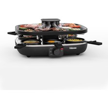 Tristar Raclette Temiz Hava, 1100 W, 6 Kişilik, Hava Filtre Sistemi, Az Kokulu, Yapışmaz, Pfas Içermez, Temizlemesi Kolay, RA-2760