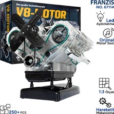Franzis Büyük V8 Motor Teknik Yapım Seti