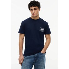 Tommy Jeans Tjm Reg Sıgn Flag Ss Tee Ext