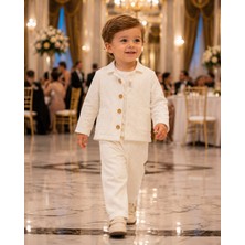 Mummys Love Erkek Çocuk Ceketli 3'lü Takım - %100 Doğal Pamuk - Eku
