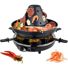 Syntrox Almanya Tatar Şapka Masa Izgarası Elektrikli Izgara Raclette 6 Kişilik