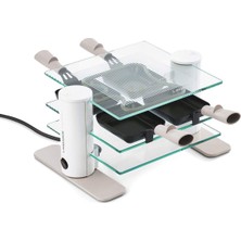 Lagrange - 009408 – Raclette 4 Kişilik, 600 W, Şeffaf Cam, Min'ral