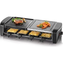 Severin Rg 9640 Raclette Izgara, Doğal Izgara Taşlı, Siyah