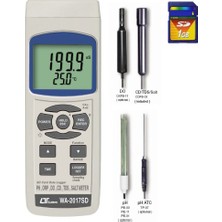 Lutron WA-2017SD - Ph Metre,iletkenlik,oksijen ve Tuz Ölçer
