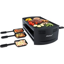 Steba Pizza-Raclette Rc 6 Fırında ve Izgara, 6 Tava, 1500W