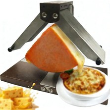 Gmhxylophyte Peynir Eritme Makinesi 1000W Hızlı Isıtma Çok Fonksiyonlu Peynir Eritici Raclette Izgara Paslanmaz Çelikten Yapılmış, Ayarlanabilir Açı, Mutfak Için