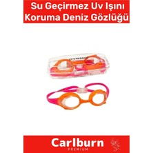St. Morritz Deluxe Ayarlanabilir Kayış Su Geçirmez Uv Işını Koruma Silikon Plastik Antifog Çocuk Deniz Gözlüğü