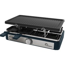 Little Balance Lıttle Balance Raclette Makinesi, Dikdörtgen, Maxi Izgara & Peynir, 1400 W, 8 Kişilik, Biberli Tasarım