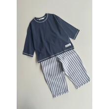 Cigit Oversize Pantolon Takım 2-10 Yaş Lacivert