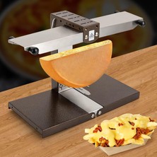 Generisch Ticari Elektrikli Raclette Peynir Eritme Makinesi, Ayarlanabilir Açı, Paslanmaz Çelik, Yarım Peynir Tekerleği Için Hızlı Isıtma, Partiler ve Toplantılar Için Mükemmel