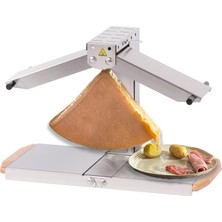 Raclette Izgara 1-6 Kişilik – Louis Tellier Brézière® Signature Inox – Dayanıklı ve Temizlemesi Kolay – Geleneksel Raclette Deneyimi Için Yüksekliği Ayarlanabilir Isıtma Rayları