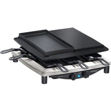 Steba Rc 4 Plus Deluxe Raclette/ızgara/sıcak Taş 1,5 Kw Paslanmaz Çelik/siyah