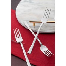 St. Morritz Karat Moon 6 Lı Çelik Yemek Çatal Takımı YT-05809