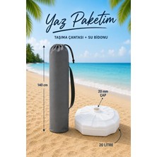 Düvenci Toptan Plaj Seti 20 Litre Bidon ve Şemsiye Kılıfı