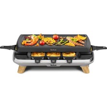 Raclette Tefal Gourmet 8 Coupelles Profondes 3 ve 1 1350 W Gris