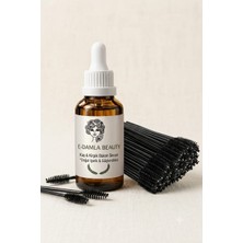50 Adet Kaş Kirpik Fırçası + Kaş Kirpik Bakım Yağı - Eyebrow & Eyelash Bakım Yağı 20 ml