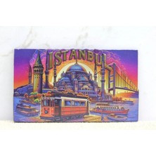 Hace Bazaar Ahşap Istanbul Temalı Magnet - Model 9