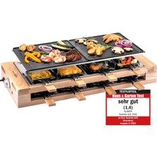 Ahşap Çerçeveli ve Ilag Kaplamalı 8 Kişilik Klamer Raclette Izgara
