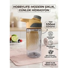 Seg Home Ergonomik Sızdırmaz Kapaklı Su Matarası / Suluk 530 ml - Bpa Içermez Detoks ve Spor Suluk