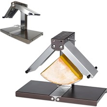 Wtryrn Çeyrek Yuvarlak Raclette Peynir Eritici, Ayarlanabilir Isıtma Çubukları, 1000W Güç, Yerden Tasarruflu, Verimli Eritme, Kafe ve Bistrolarda 4 Kişilik 110V