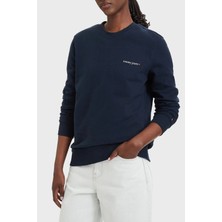 Tommy Jeans Tommy Hilfiger Logolu Pamuklu Regular Fit Bisiklet Yaka Sweat Kadın Sweat DW0DW22829 C1G