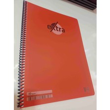 Extra 40 Yaprak Duz A4 Spırallı Defter